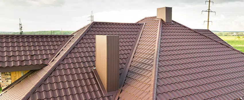 Residential Chimney Flashing Restoration in Colonia, NJ