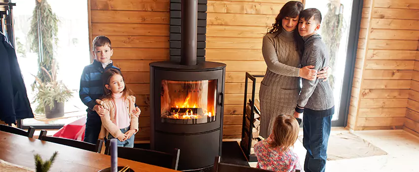 Morso Cast Iron Fireplace Insert Installation in Colonia, New Jersey