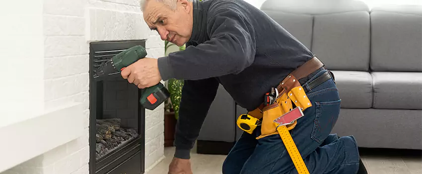 New Indoor Fireplace Installation in Colonia, New Jersey