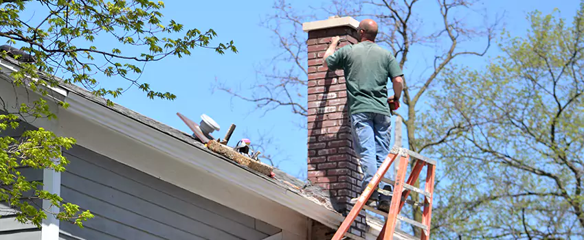 Vinyl and PVC Chimney Flashing Installation in Colonia, NJ
