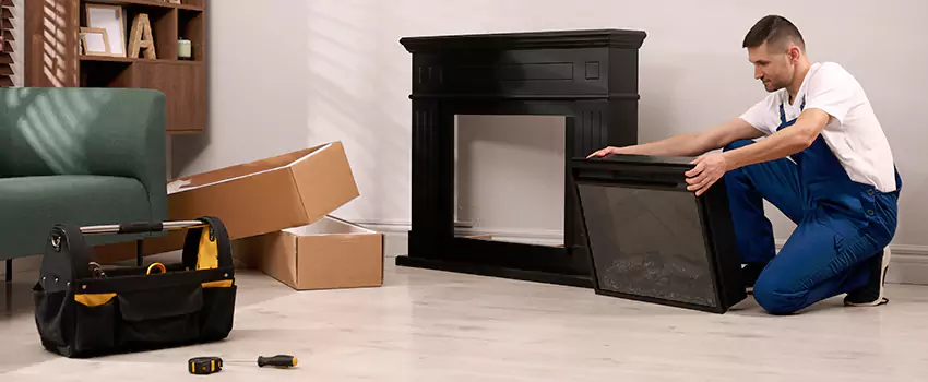 Old Rusted Metal Fireplace Repair And Replacement in Colonia, NJ